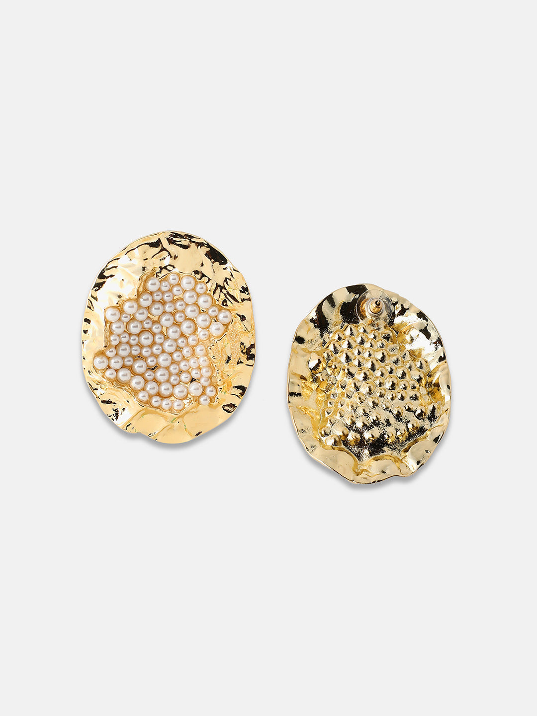 Women's The Lilypad Drop Earrings - Pearl White