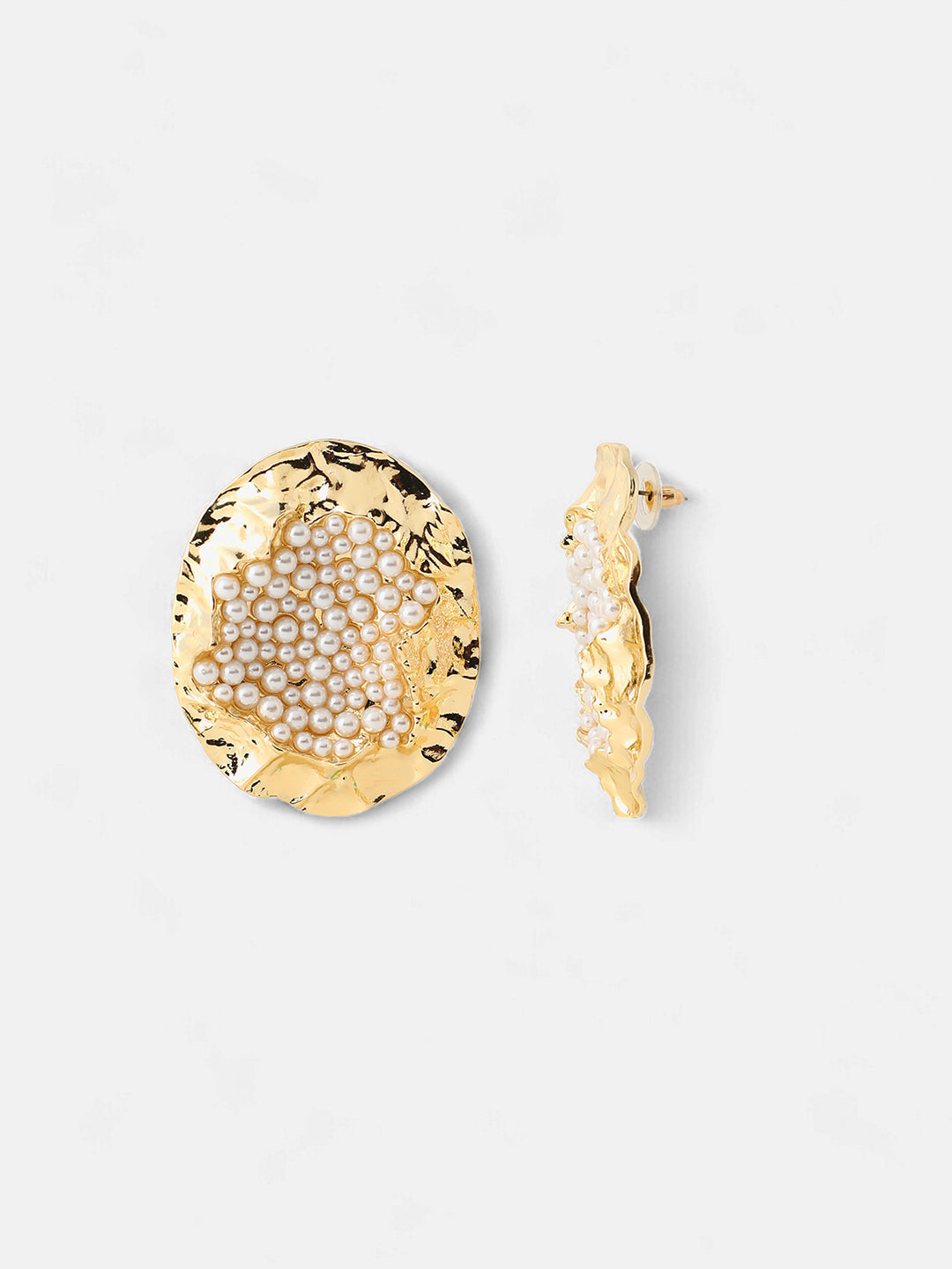 Women's The Lilypad Drop Earrings - Pearl White