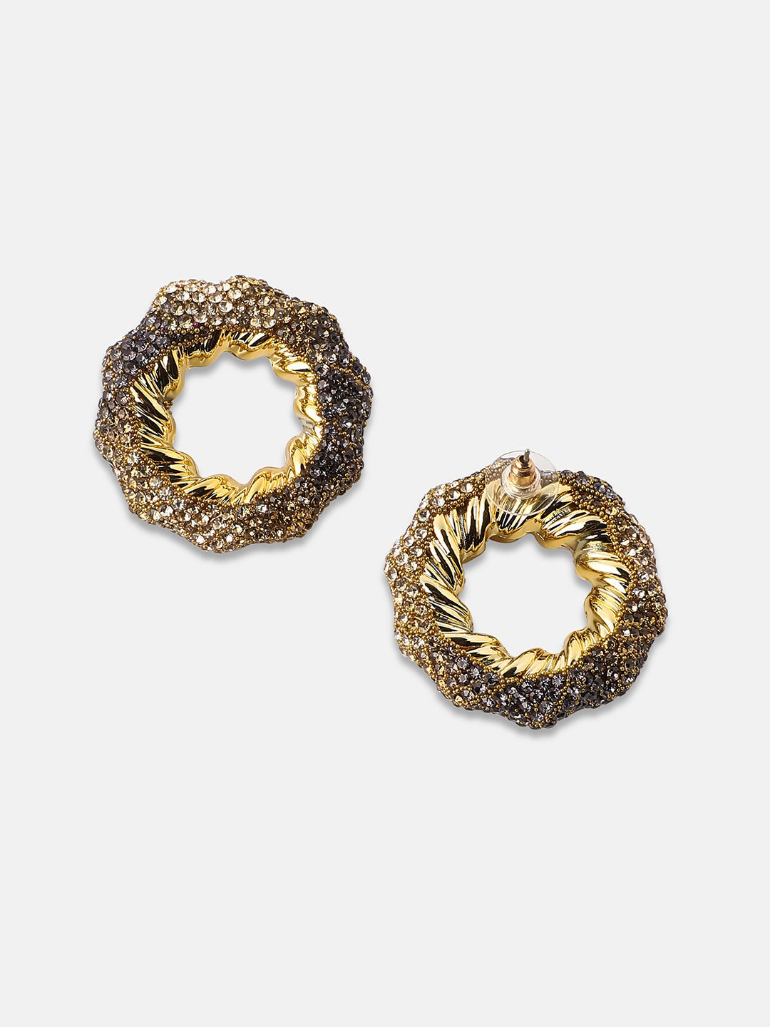 Women's The Jingle Stud Earrings - Antique Gold