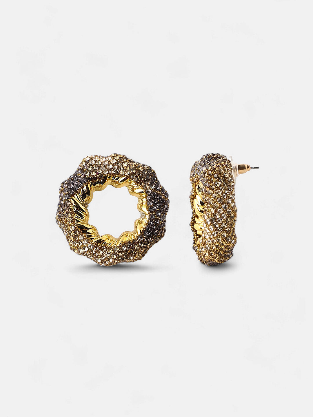 Women's The Jingle Stud Earrings - Antique Gold