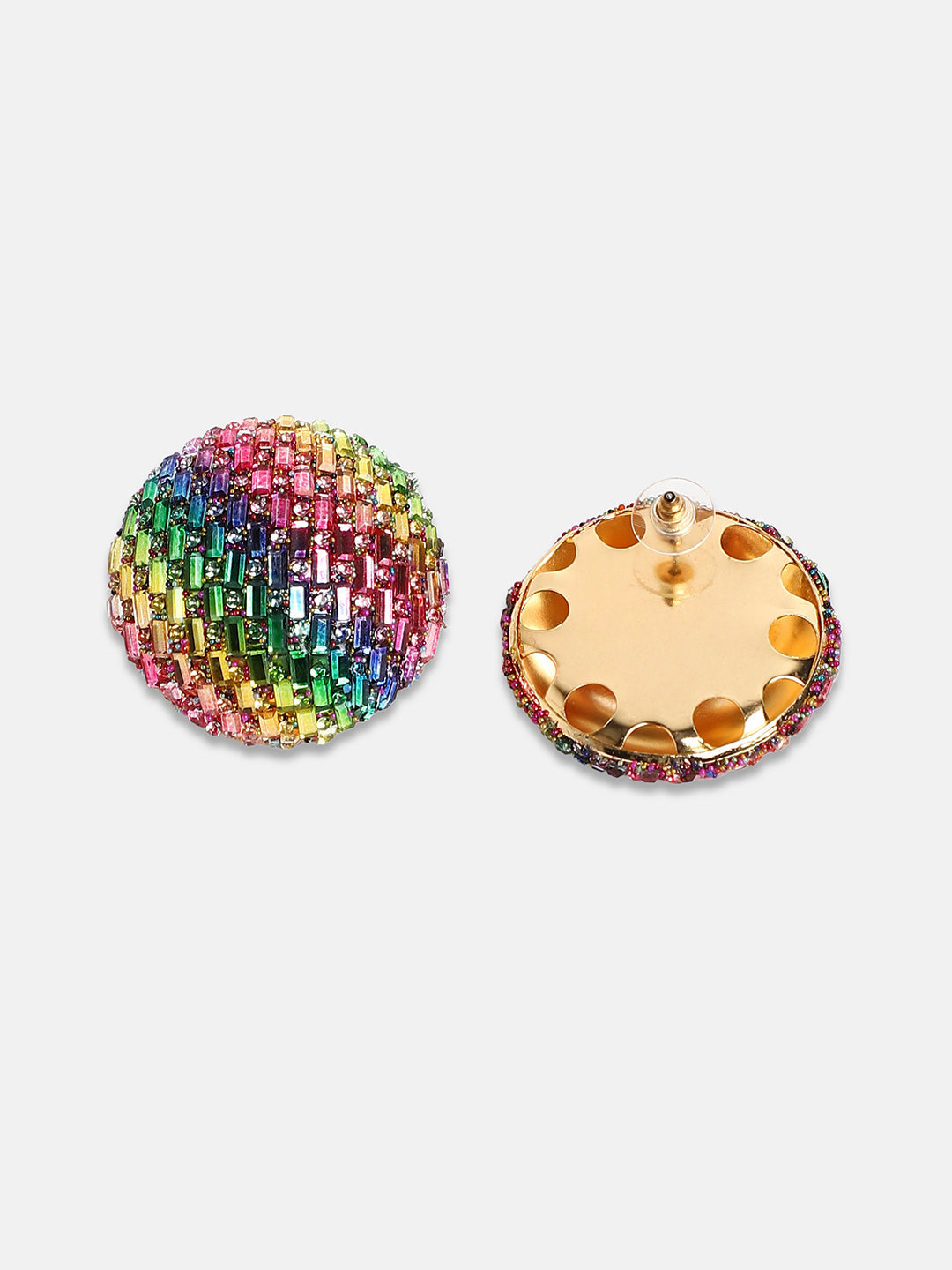 Women's The Mirror Stud Earrings - Multicolour