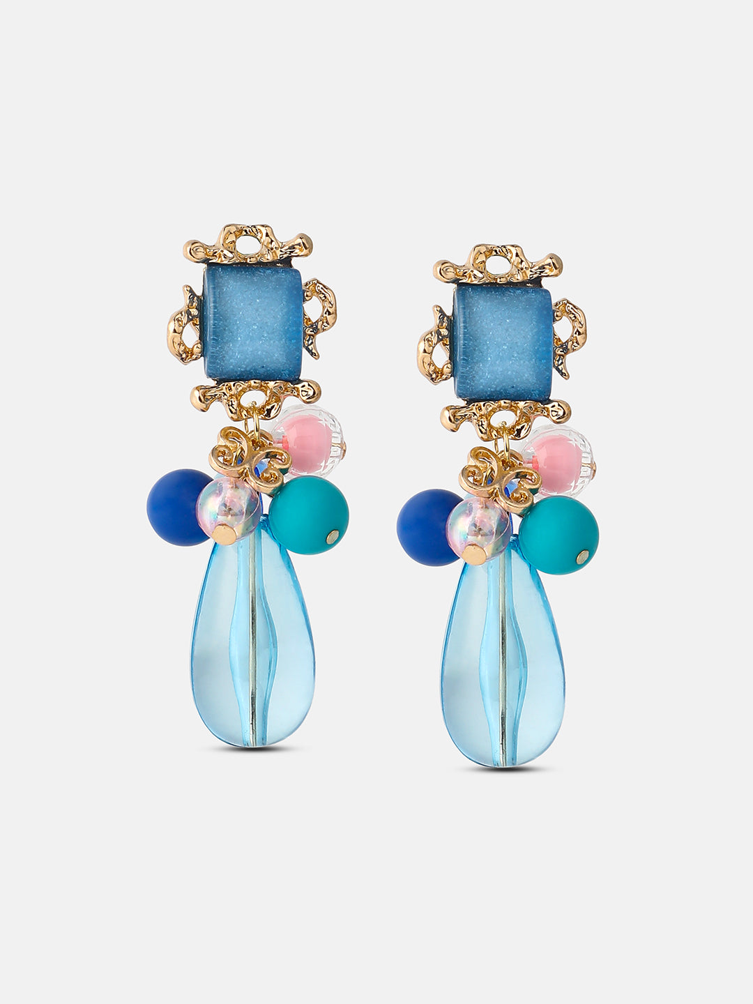 Women's The Romanesque Drop Earrings - Azure Blue