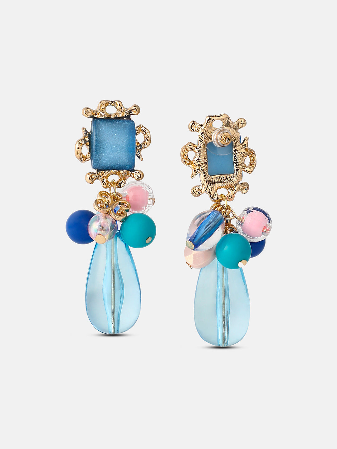 Women's The Romanesque Drop Earrings - Azure Blue