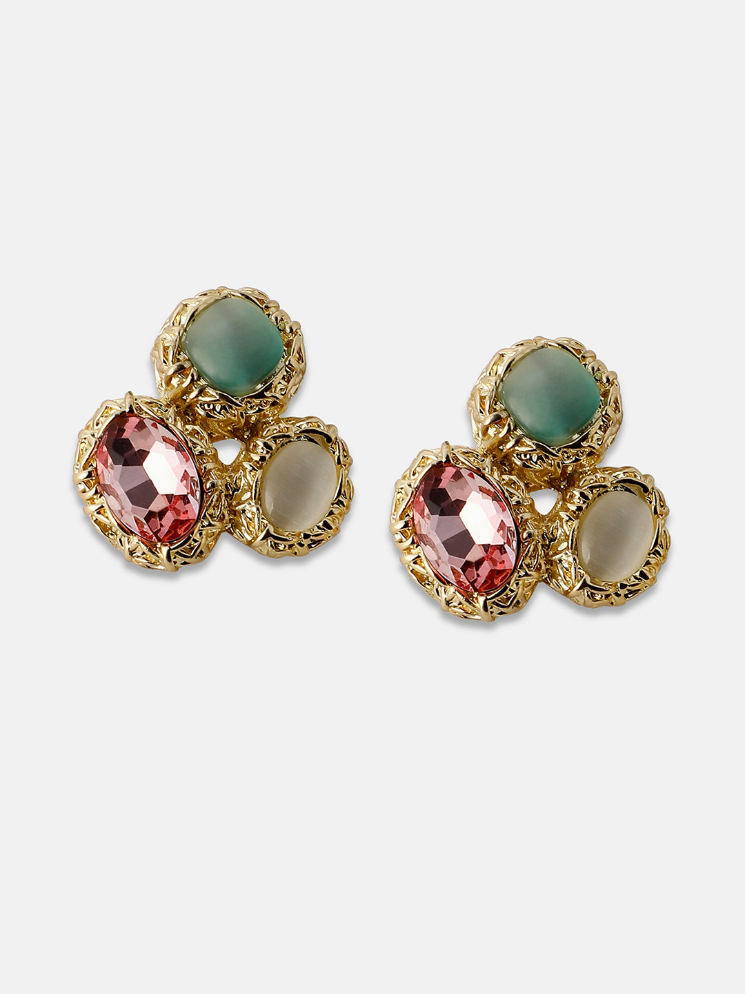 Women's The Regalis Stud Earrings - Metallic Gold