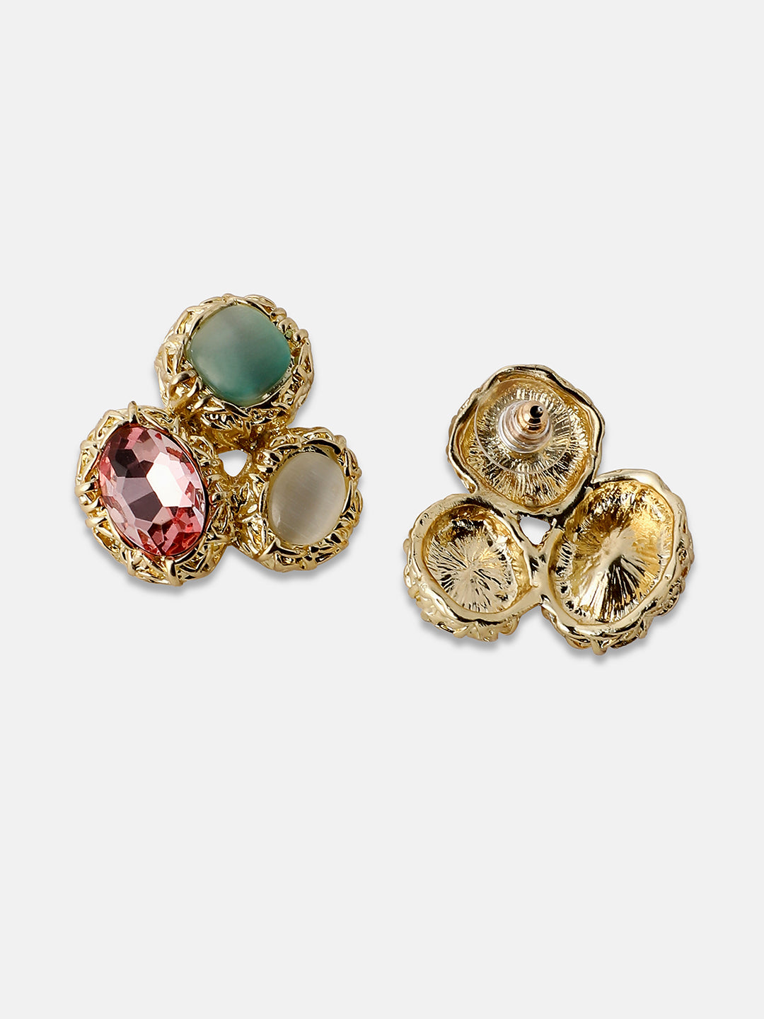 Women's The Regalis Stud Earrings - Metallic Gold