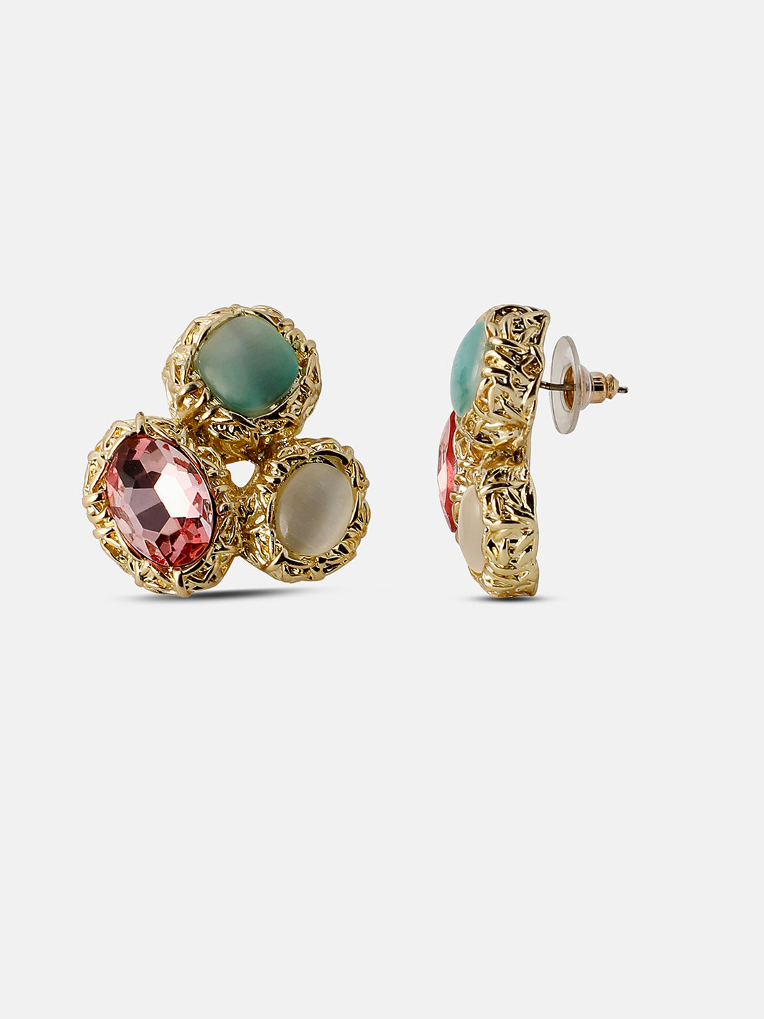Women's The Regalis Stud Earrings - Metallic Gold