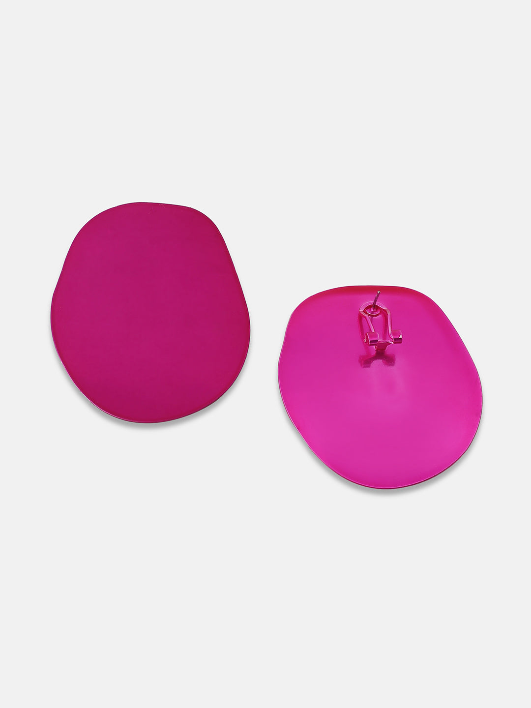 Women's The Martian Drop Earrings - Fushcia Pink