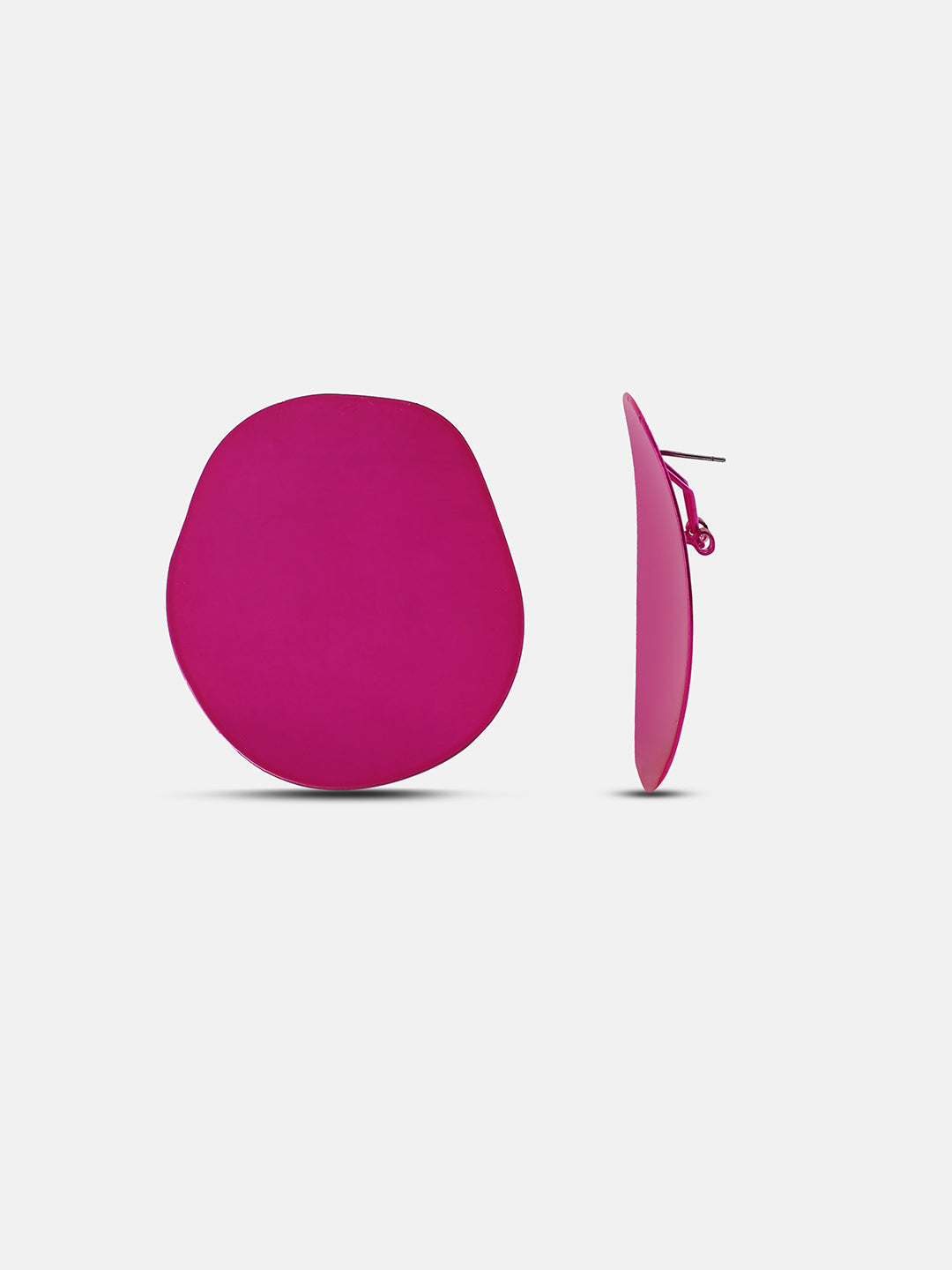 Women's The Martian Drop Earrings - Fushcia Pink
