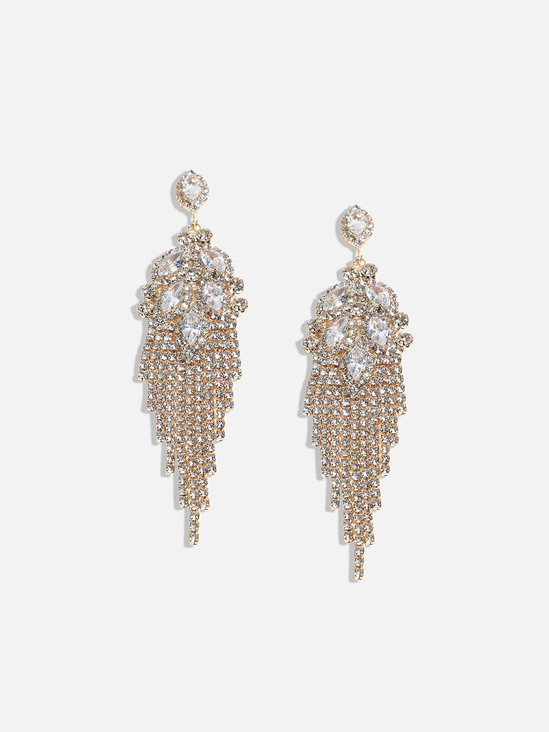 Gold-Plated Classic Drop Earrings