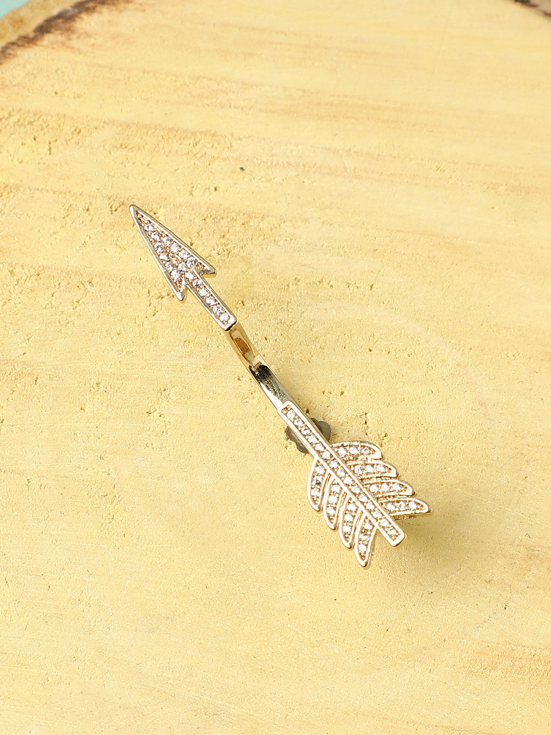 Silver-Plated Contemporary Ear Cuff
