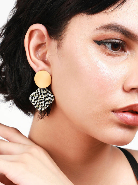 Contemporary Drop Earrings
