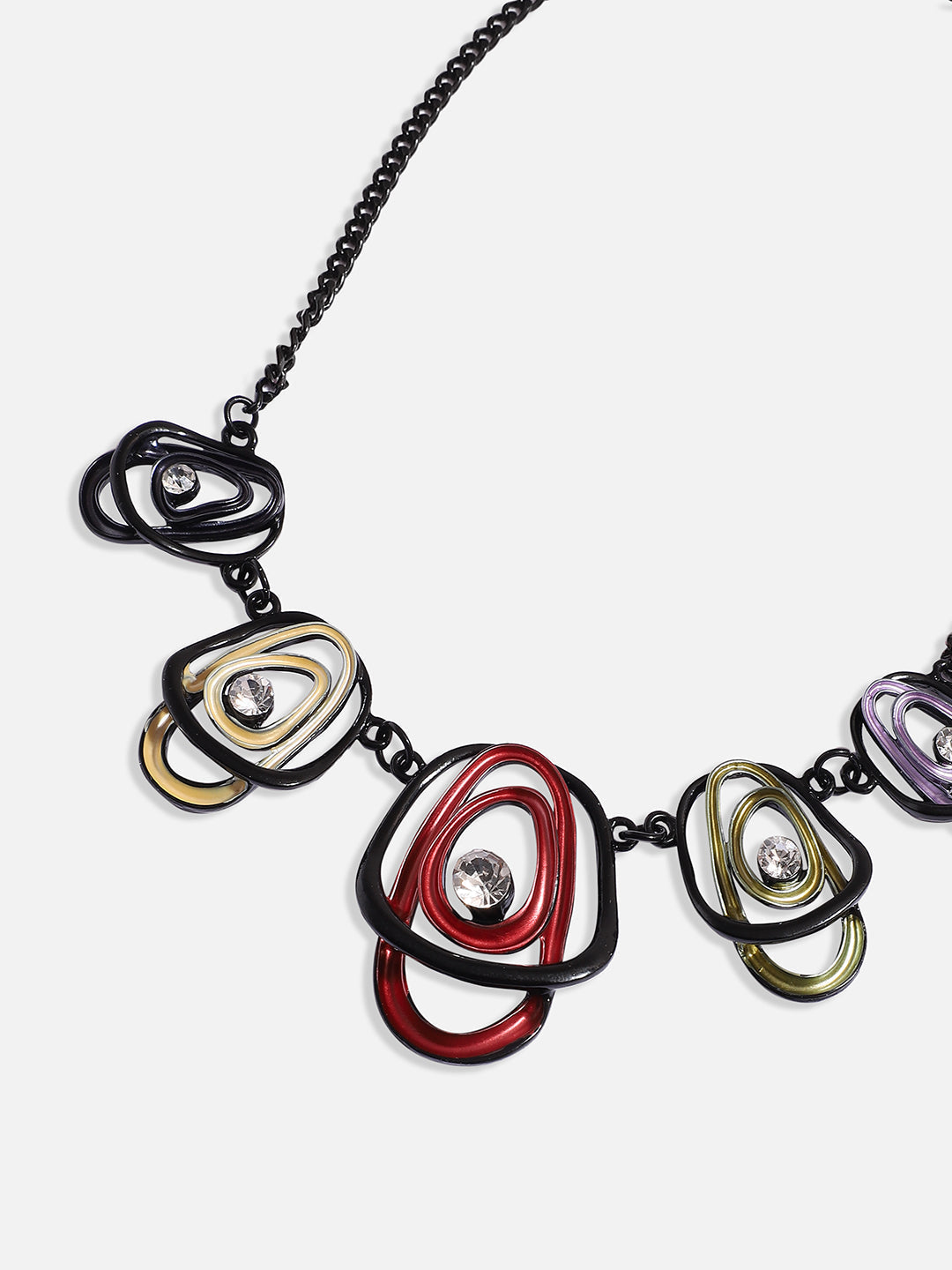 Stone Studded Jewellery Set