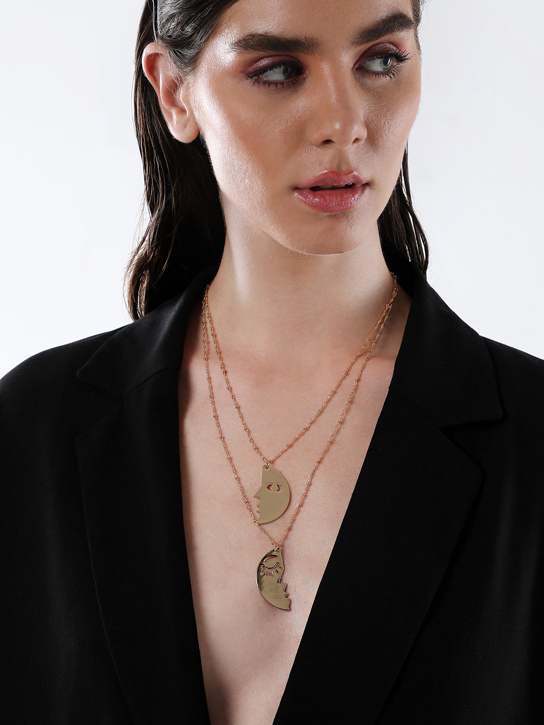 The Lovers Multi-Layer Necklace - California Gold-SOHINC6060