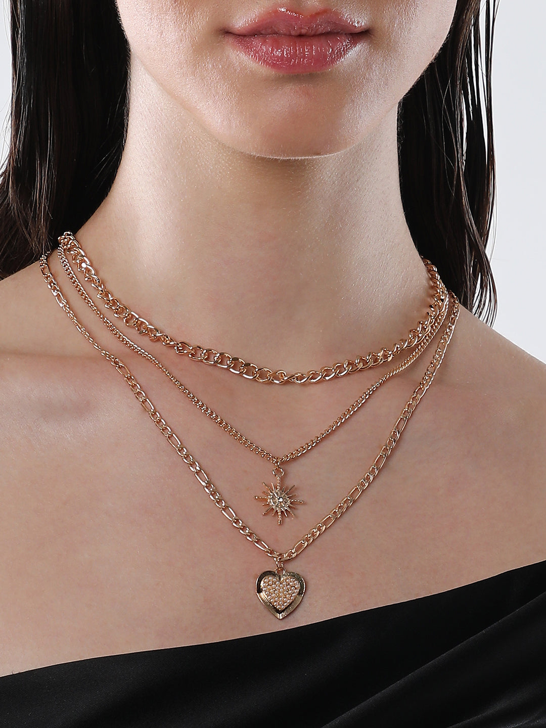 The Ellie Multi-Layer Necklace - California Gold-SOHINC6064