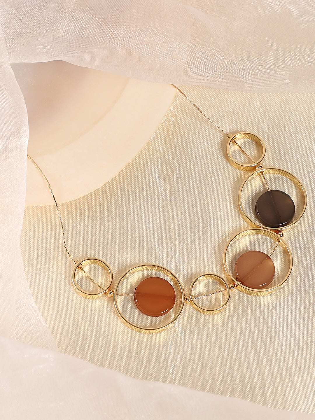 The Orb Collar Necklace - California Gold-SOHINC6077