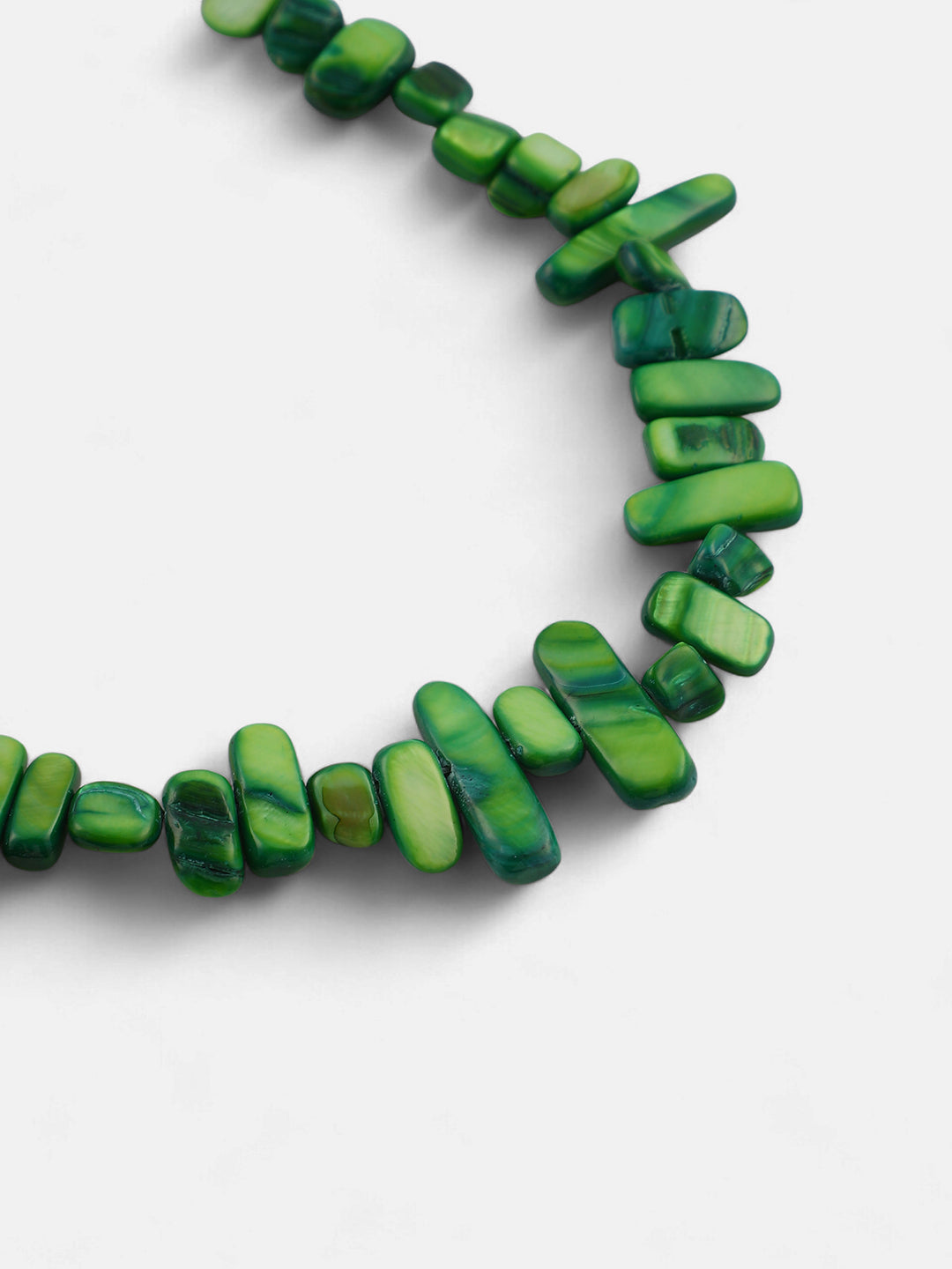 The Belize Collar Necklace - Kelly Green-SOHINC6222
