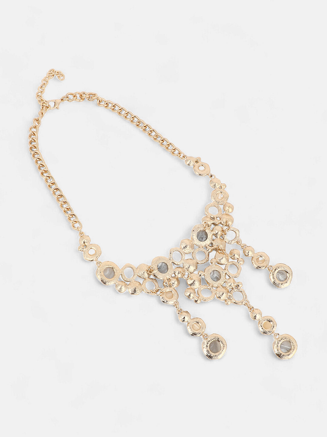 The Supernova Statement Necklace - Cloud Grey-SOHINC6257
