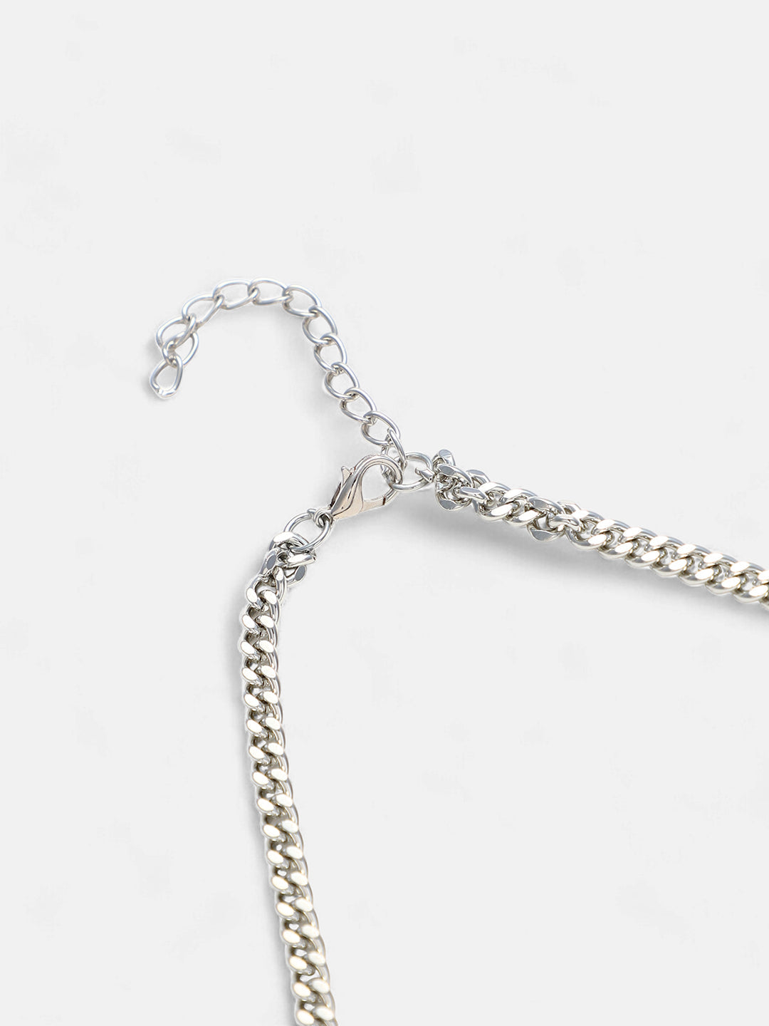 The Crùn Statement Necklace - Crystal Silver-SOHINC6264