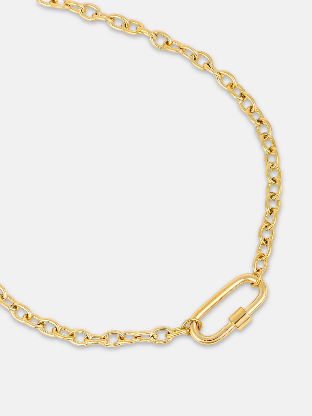 The Industrial Pendant Necklace California Gold