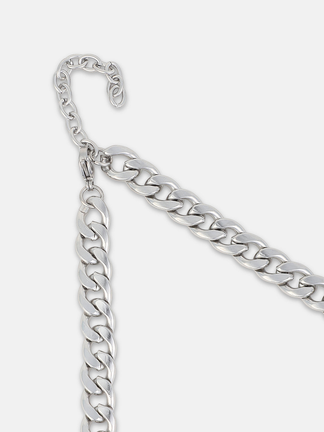 The Perla Chain Necklace - Metallic Silver