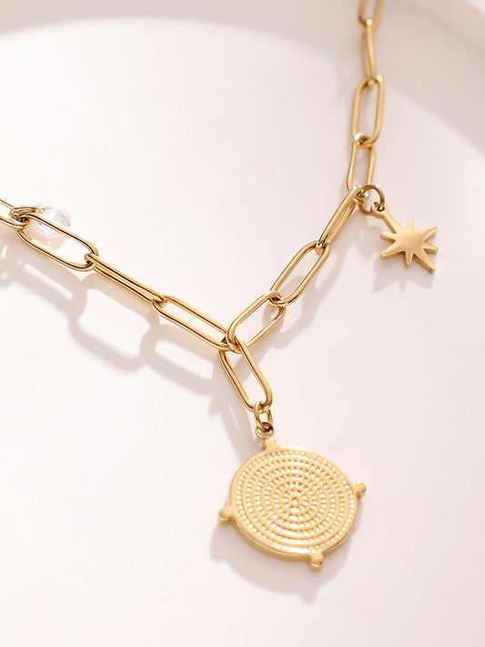 The Celeste Chain Necklace - California Gold