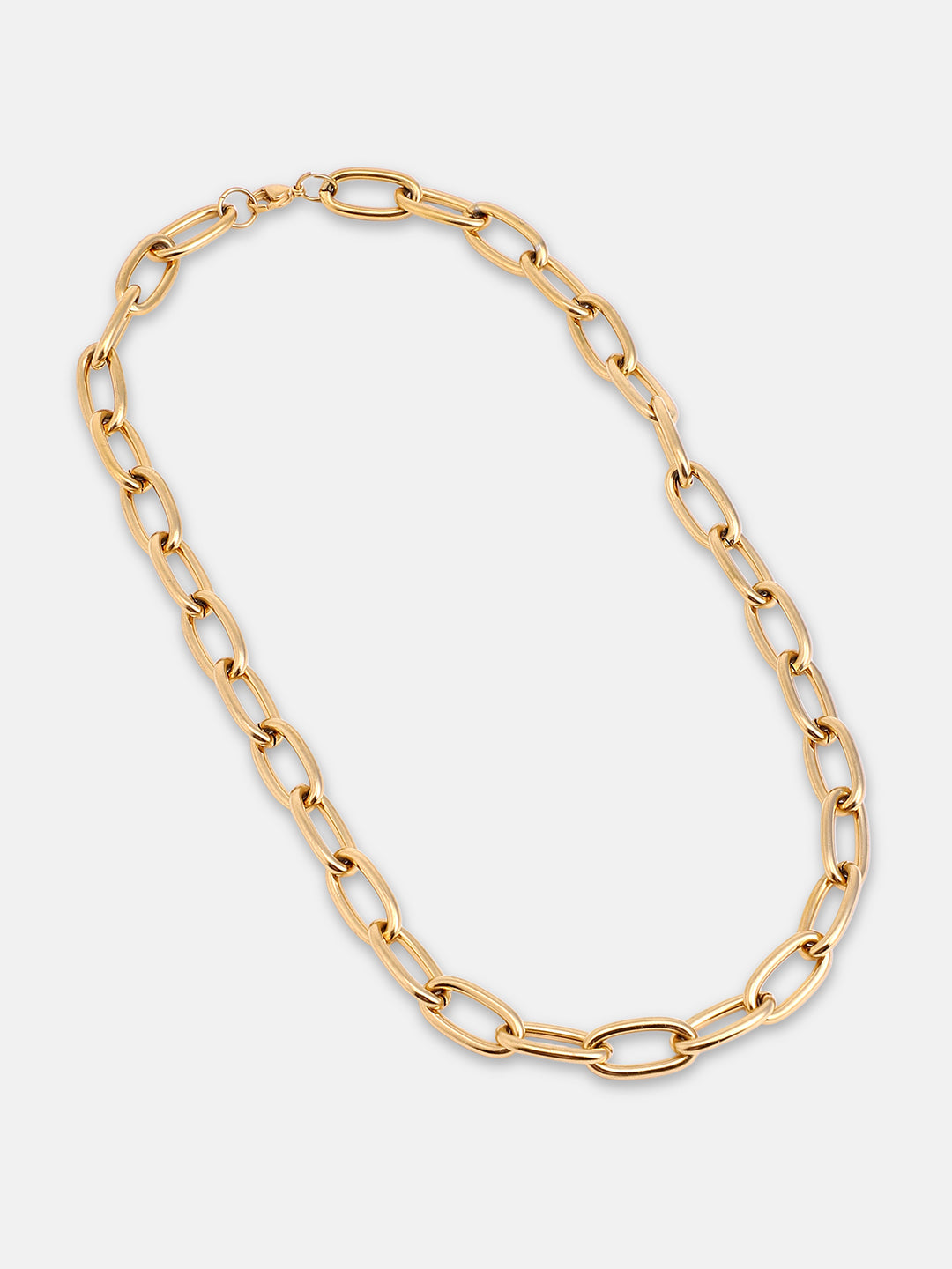 The Collar Link Chain Necklace - California Gold
