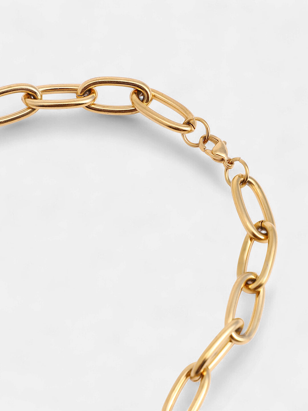The Collar Link Chain Necklace - California Gold