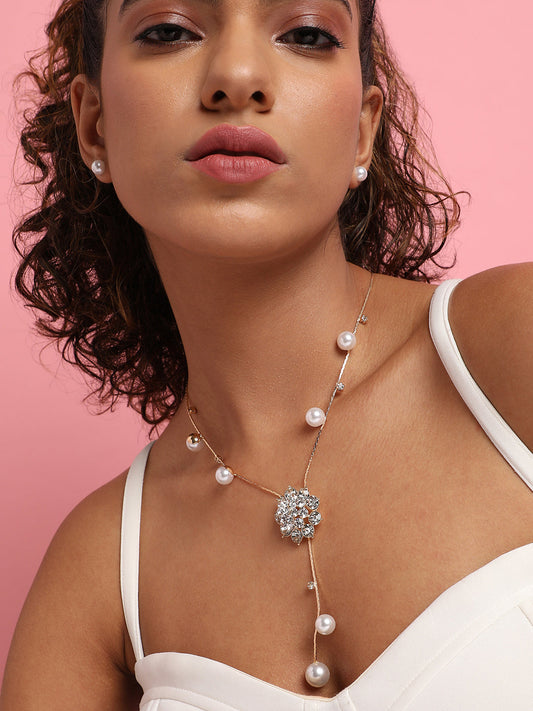 Chalice Stone Studded Necklace