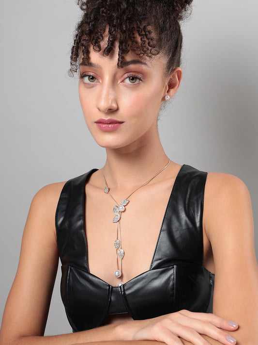 Gold-Plated Studded Necklace