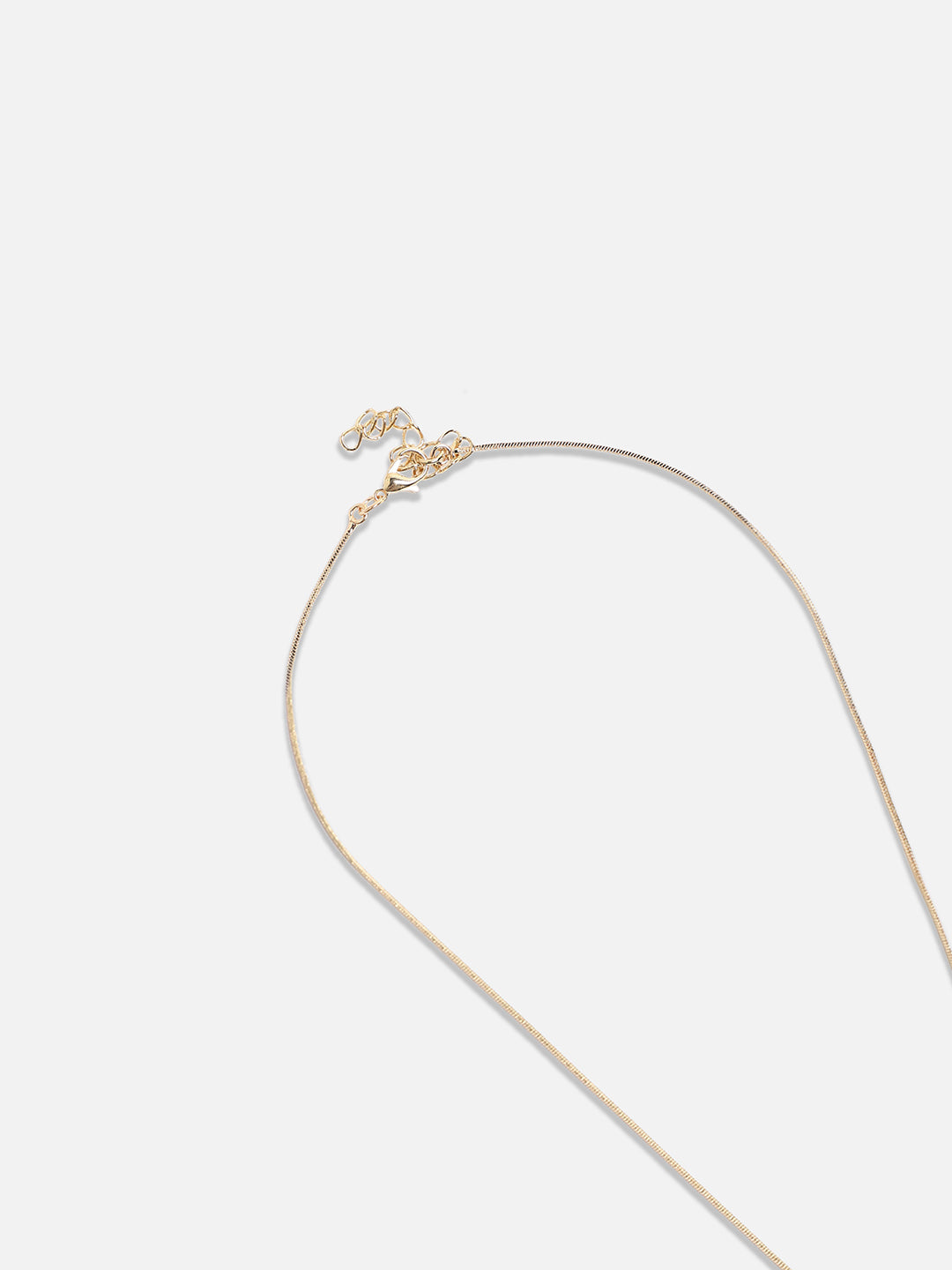 Gold-Plated Studded Necklace