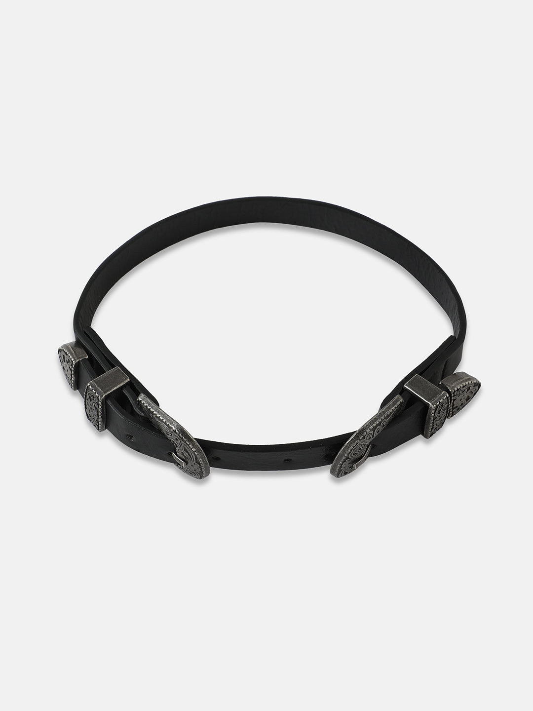 Women's The Howdy Choker Necklace - Antique Silver
