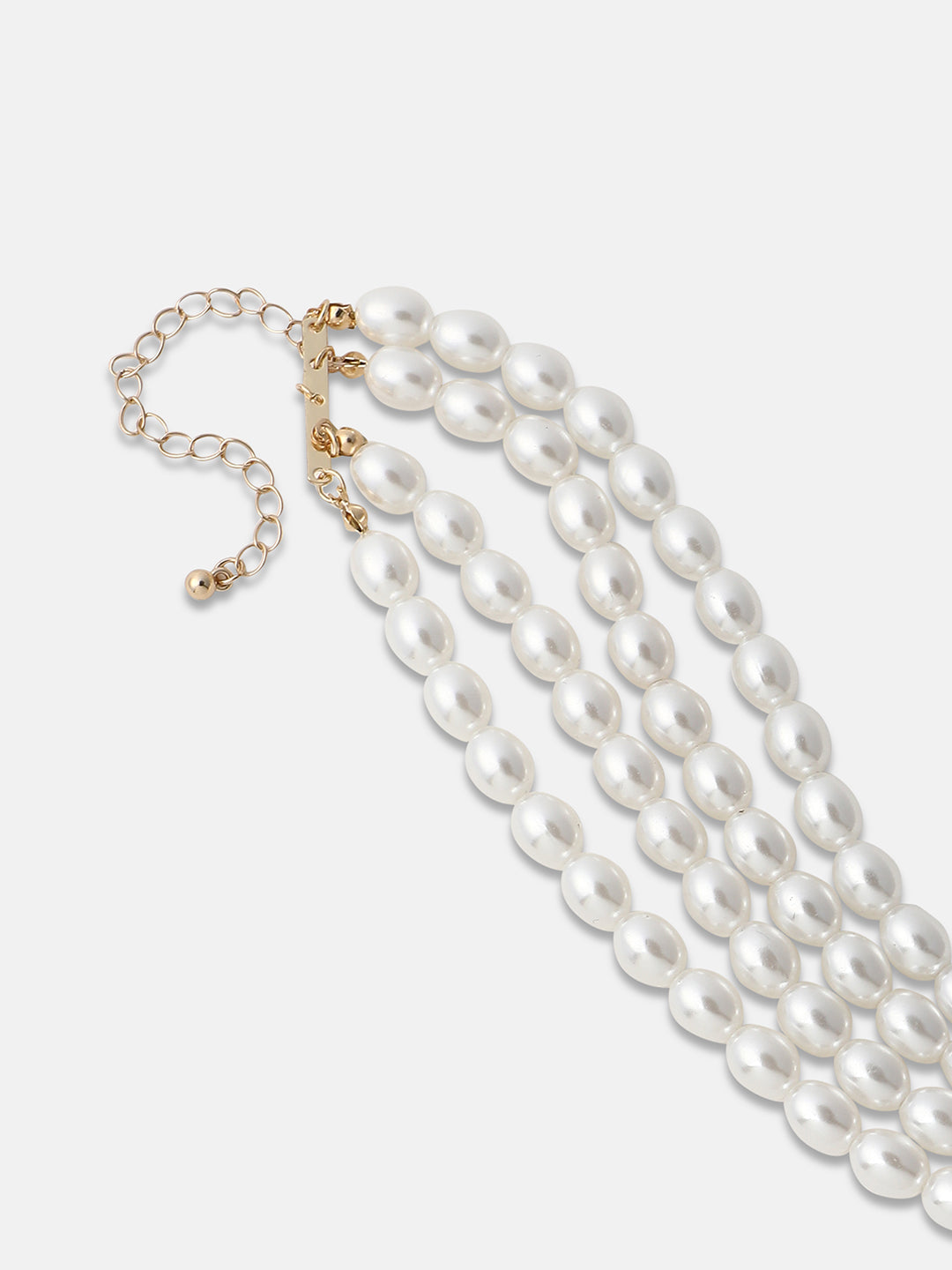 Women's The Medium Jackie Statement Necklace - Pearl White