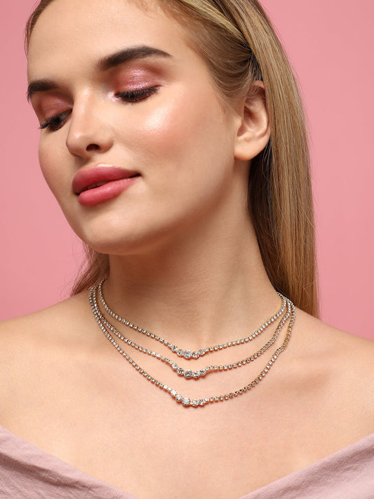 Gold-Plated Layered Necklace