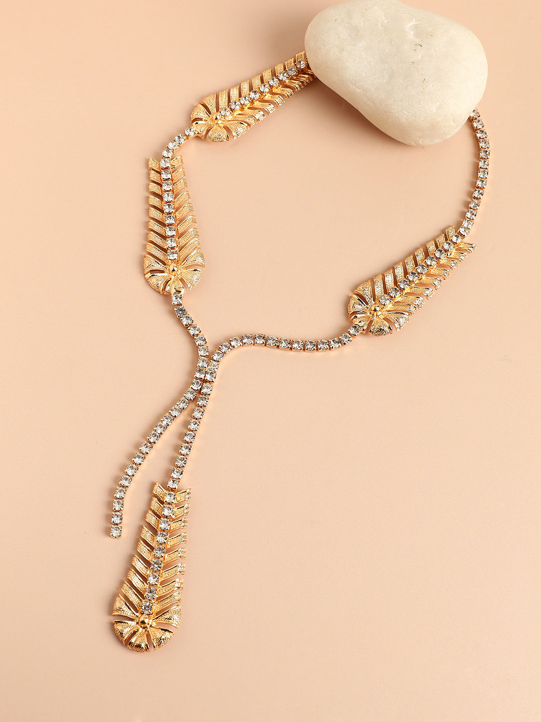 Gold-Plated Minimal Studded Necklace