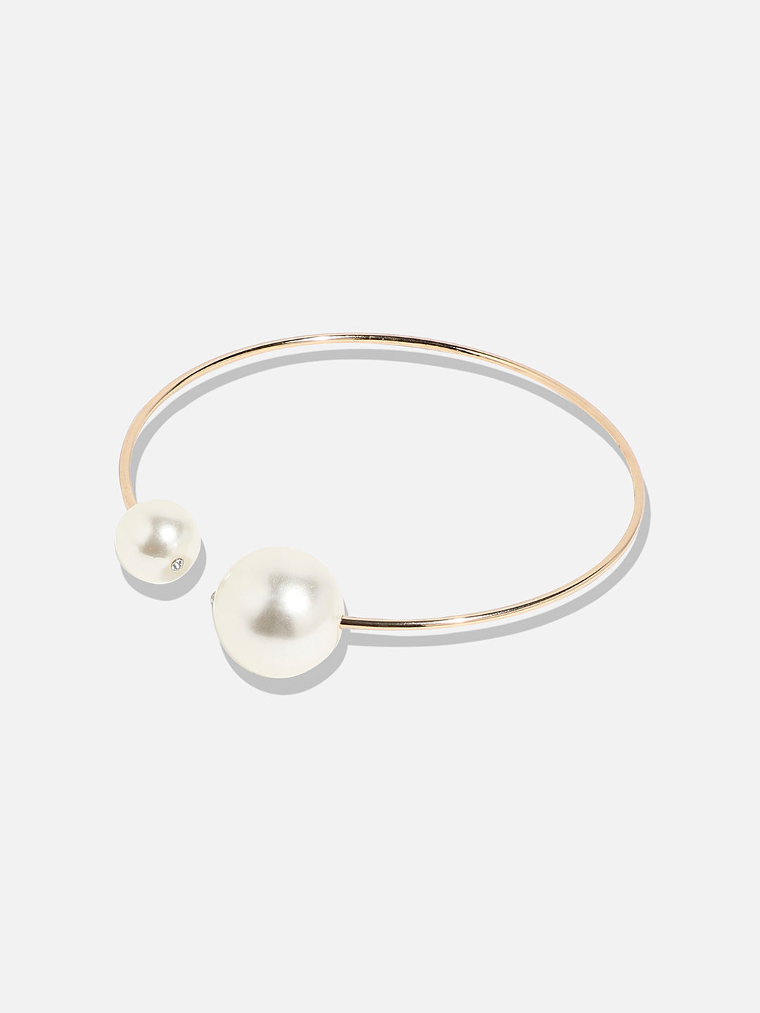 Gold-Plated Pearl Choker Necklace