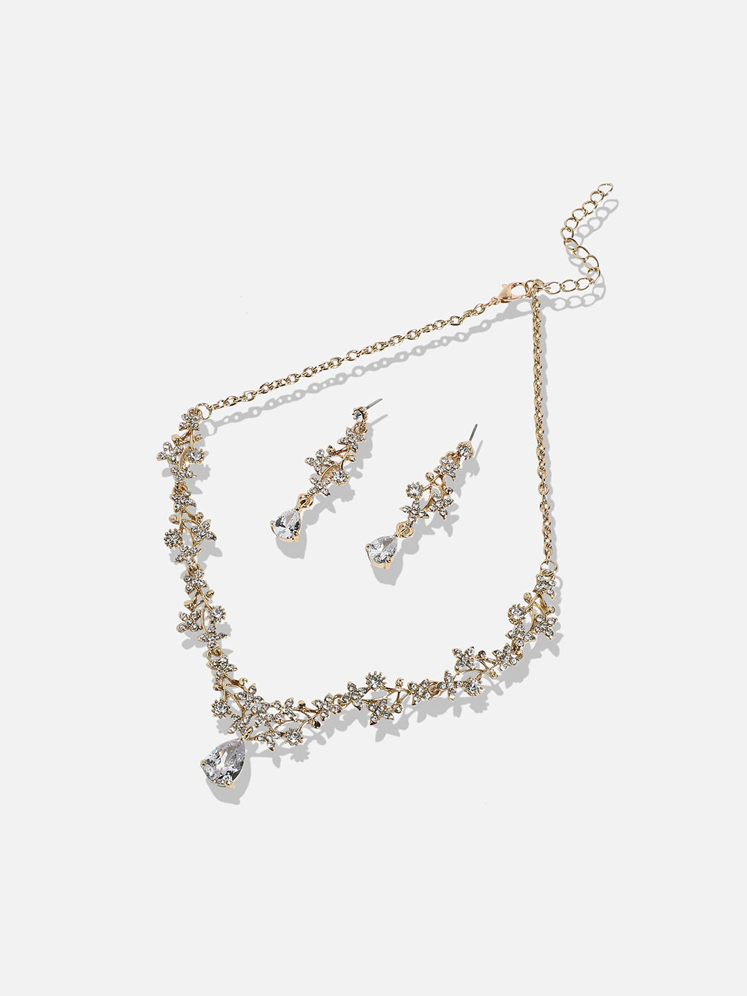Gold-Plated Stone-Studded Jewellery Set