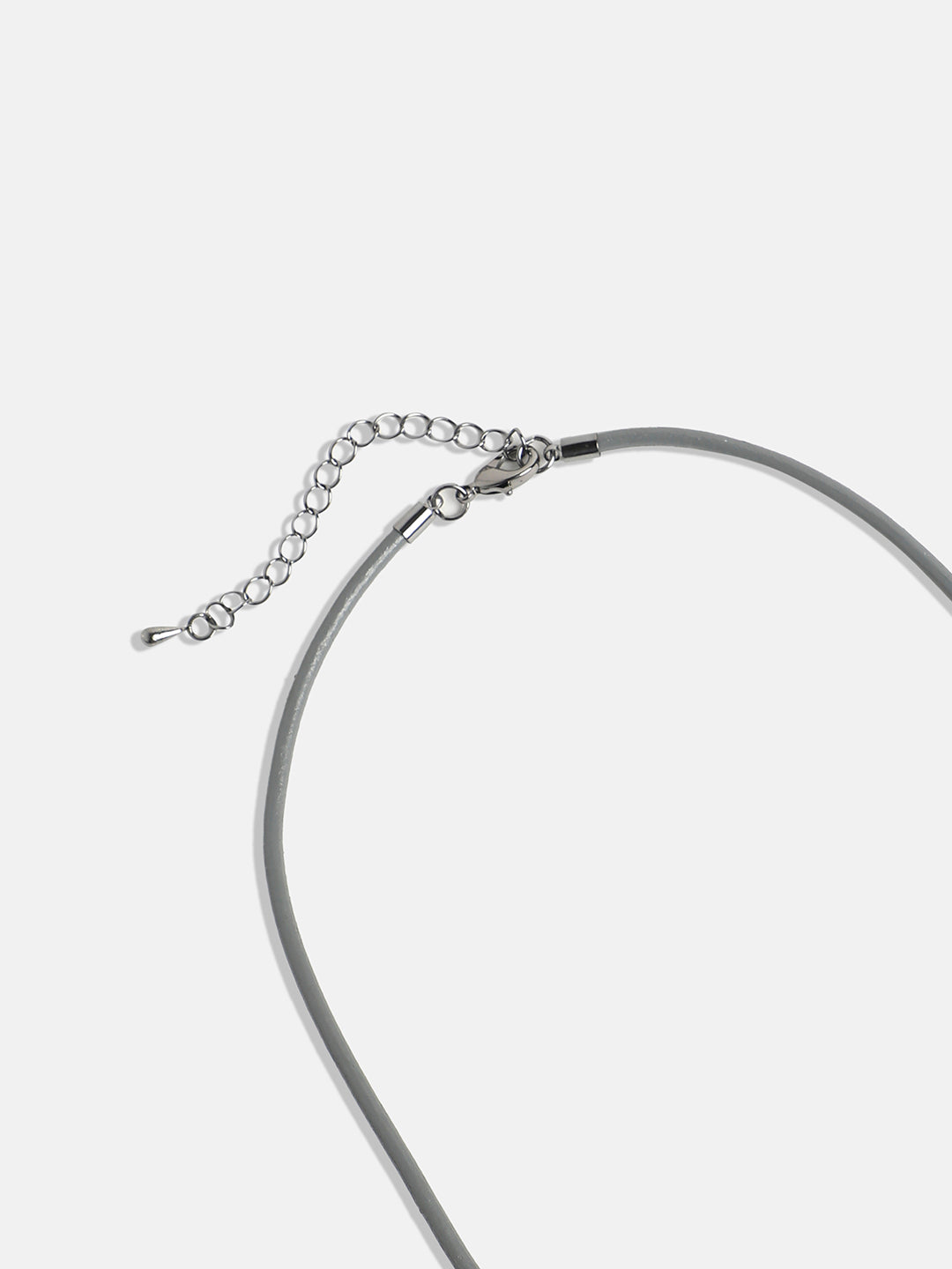 Silver-Plated Stone-Studded Necklace