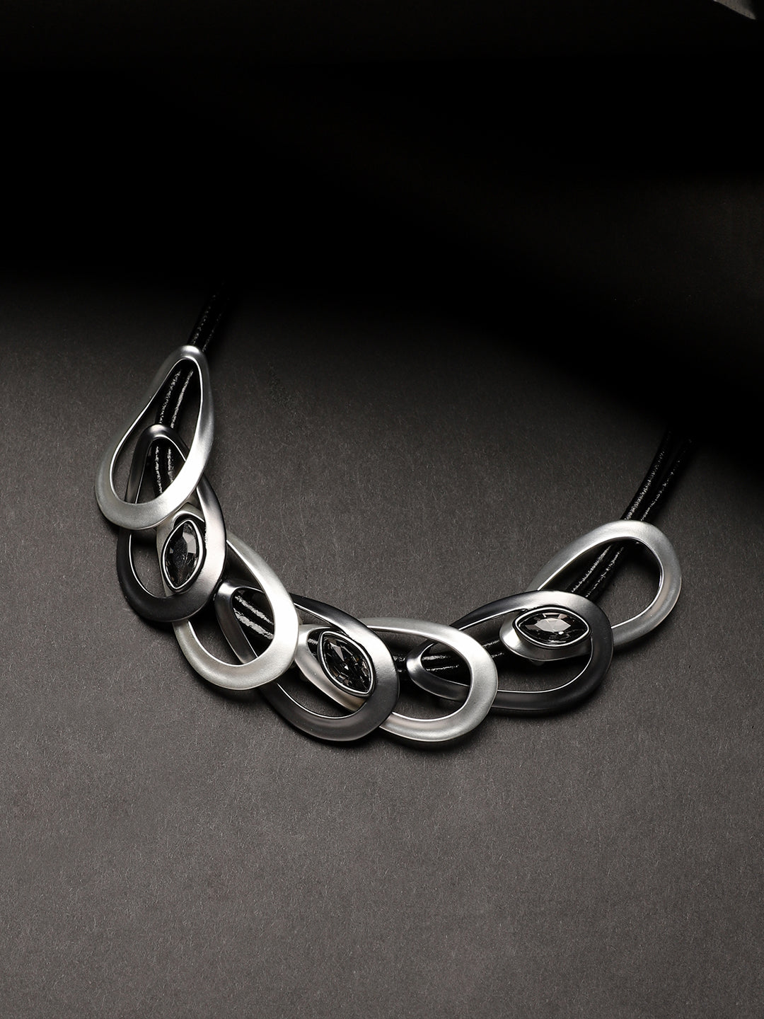 Stone-Studded Statement Necklace