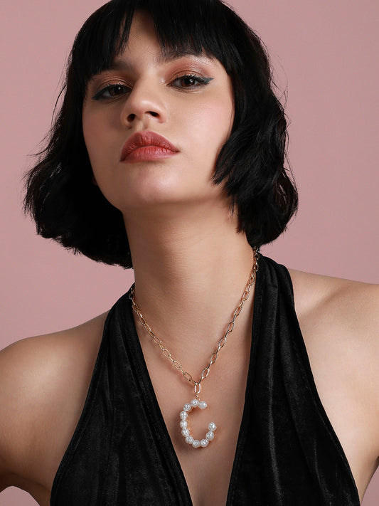 Gold-Plated Beaded Chain