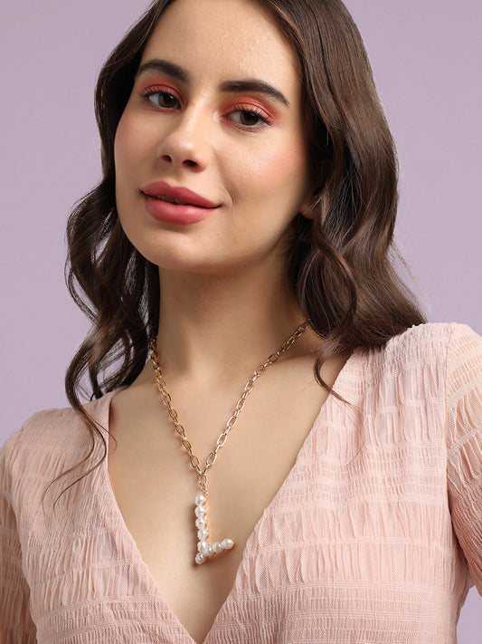 Gold-Plated Beaded Chain