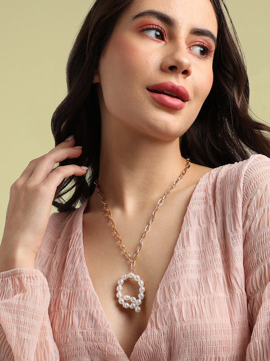 Gold-Plated Beaded Chain