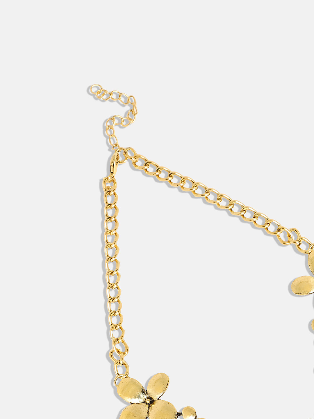 Botanical Cluster Gold-Plated Necklace