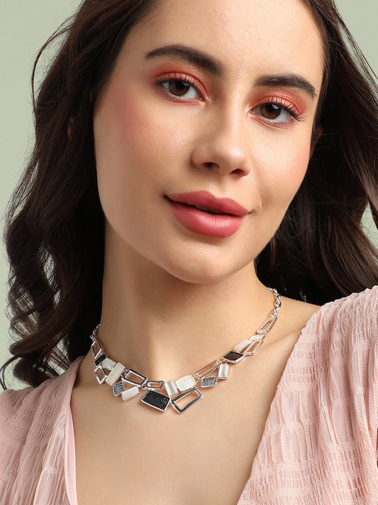 Silver Plated Choker Necklace