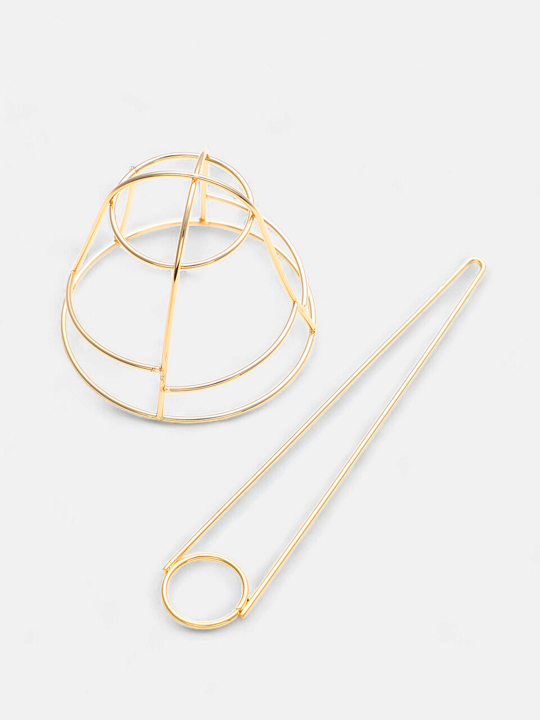 The Cylindre Hair Pin - California Gold-SOHIPN6265