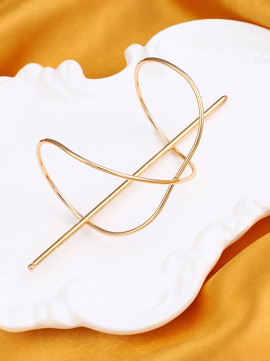 The Wrap Hair Pin - California Gold-SOHIPN6266