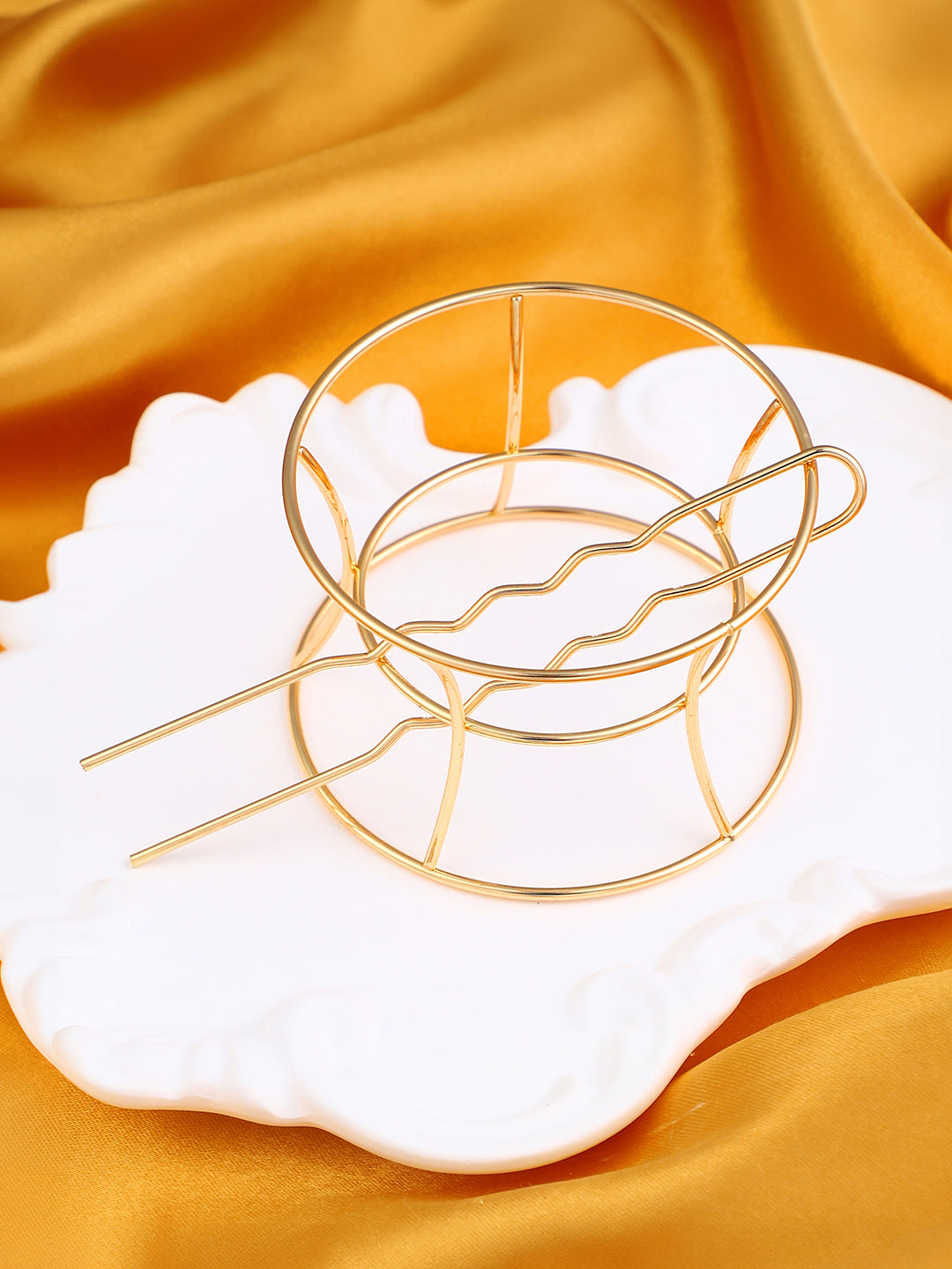 The Cuff Hair Pin - California Gold-SOHIPN6268