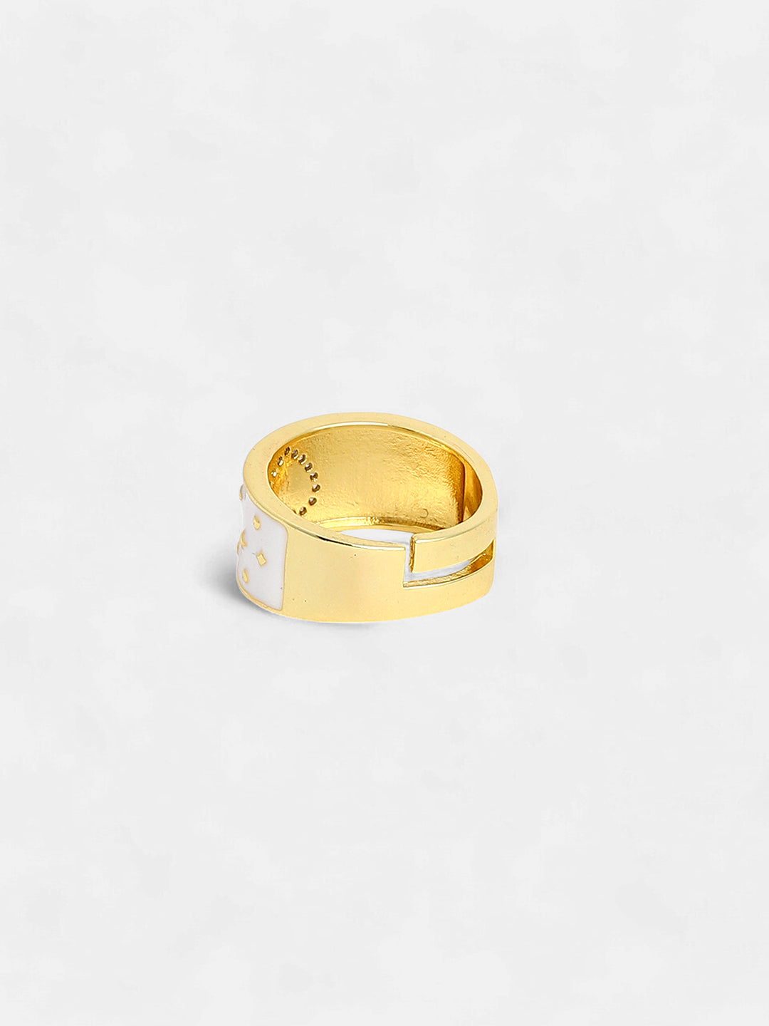 The Evil Heart Finger Ring - Daisy White-SOHIRG6099