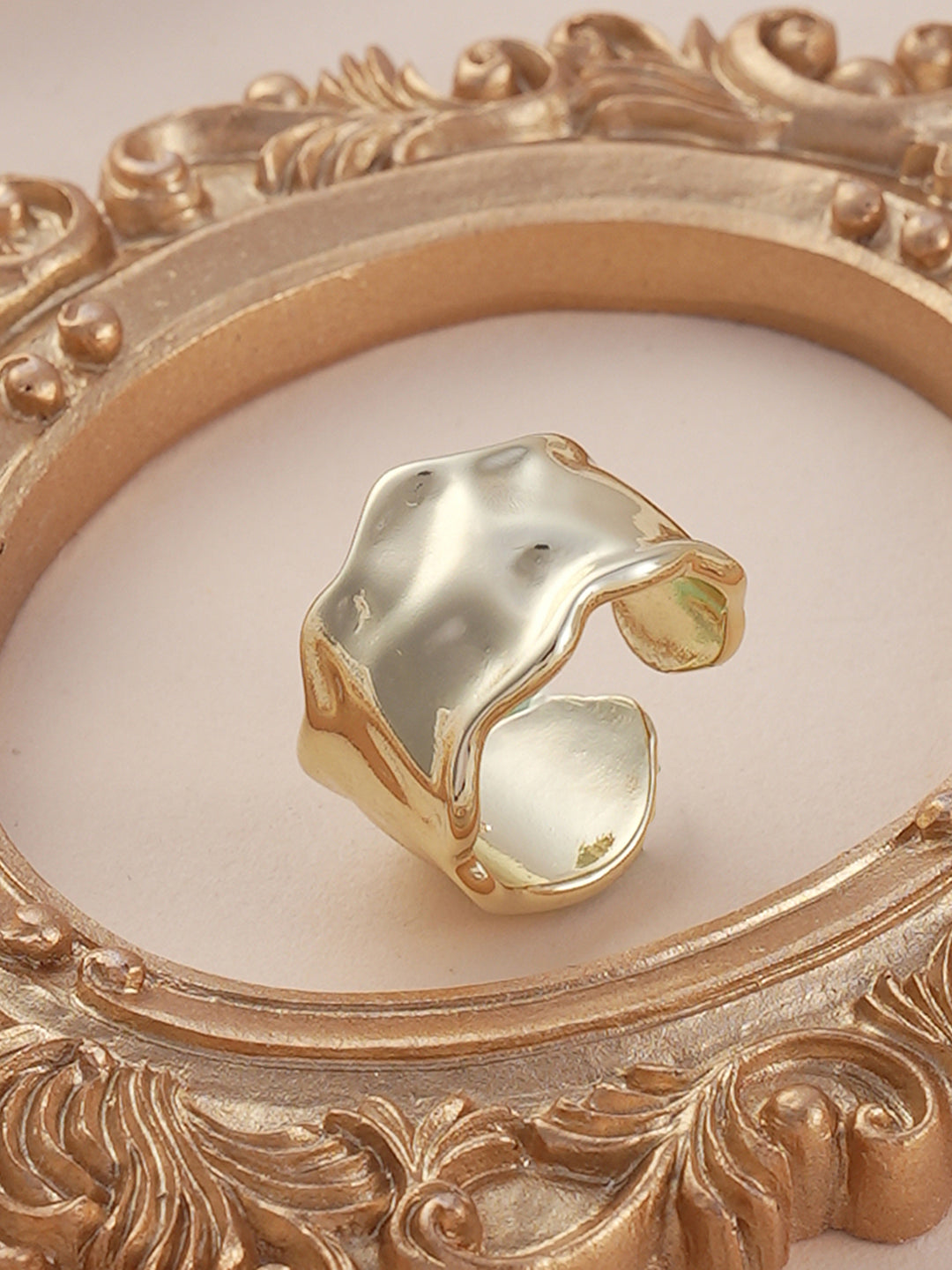 The Dented Pinky Ring - California Gold-SOHIRG6101