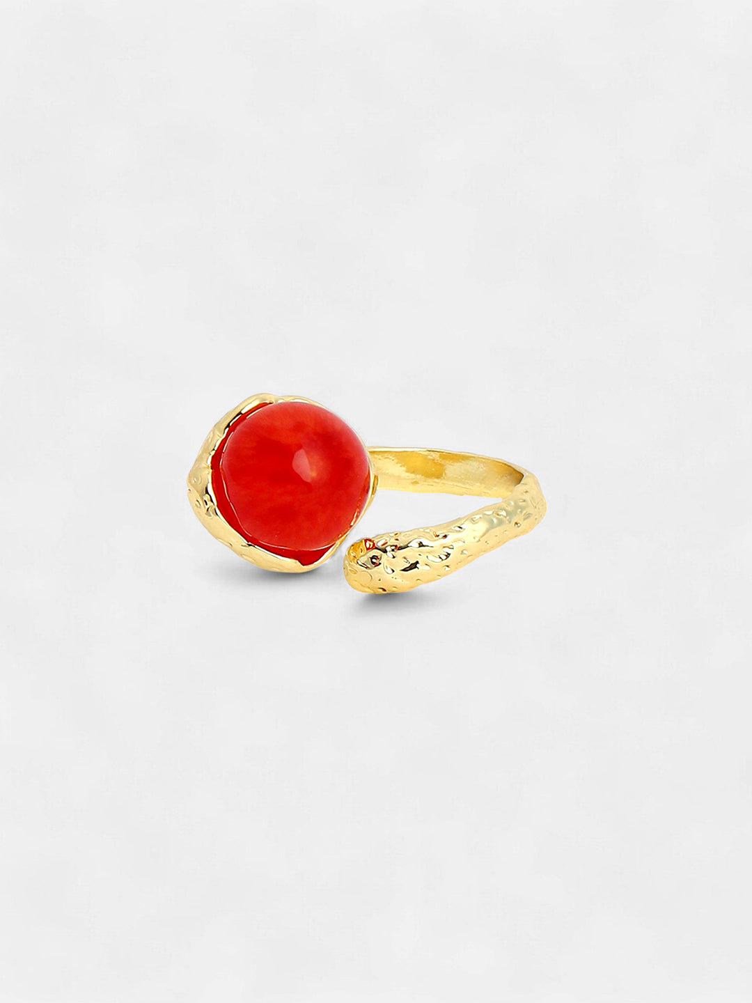 The Cherry Finger Ring - Cherry Red-SOHIRG6110