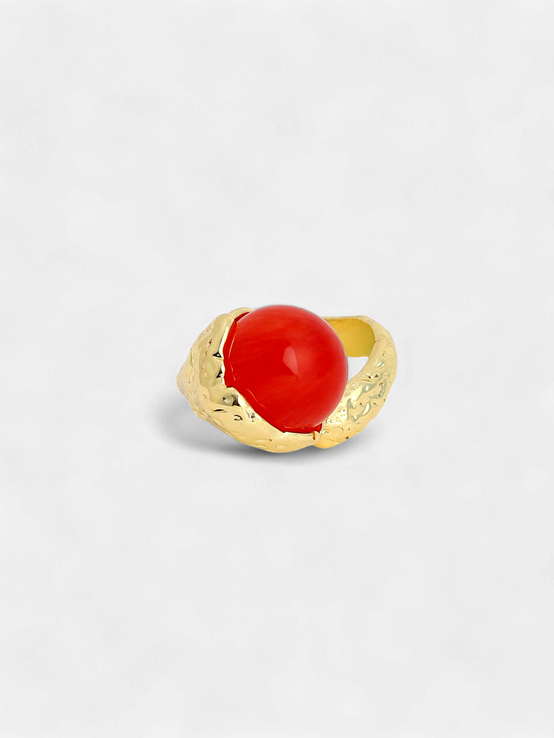 The Cherry Finger Ring - Cherry Red-SOHIRG6110